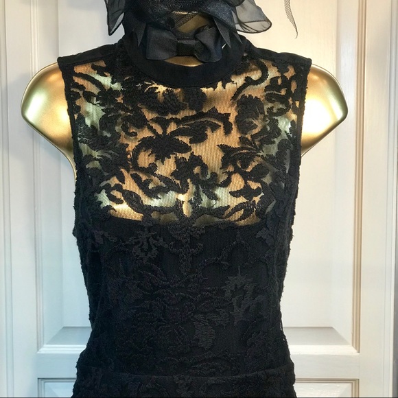 Sexy Black Lacey Backless Dress Updated Size 2 - Picture 2 of 8